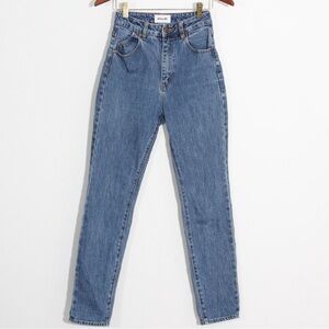 Rolla's Dusters High Rise Slim Jeans New York Blue Denim Cotton Size 24